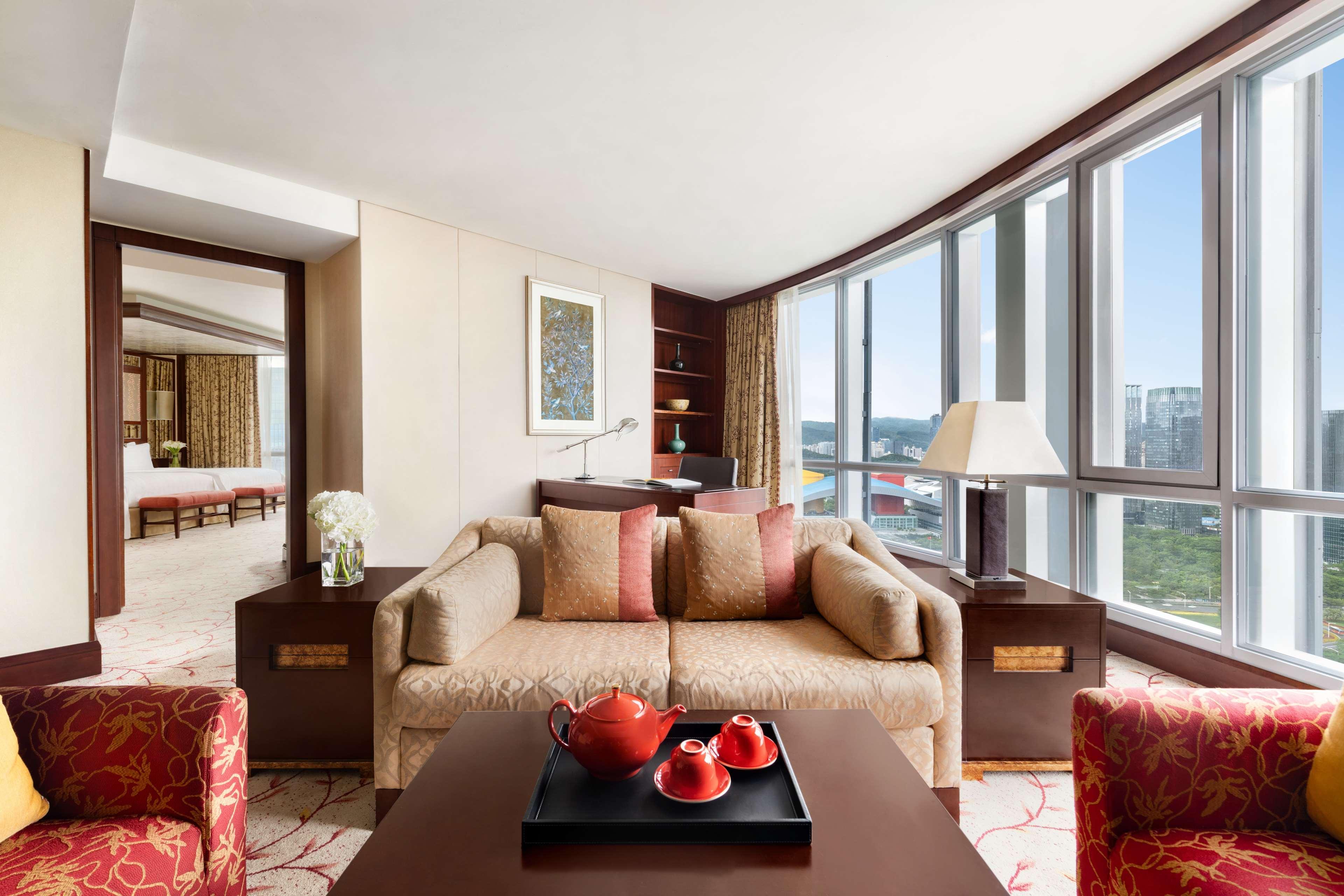 Futian Shangri-La, Shenzhen,Near To Shenzhen Convention&Exhibition Centre, Futian Railway Station Extérieur photo